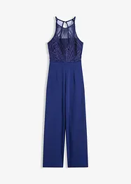 Jumpsuit med spets, bonprix