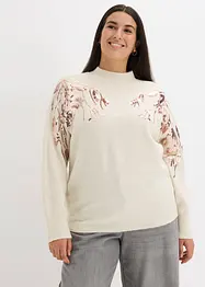 Oversizetröja med paljetter, bonprix