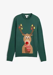 Tröja med julmotiv, bonprix