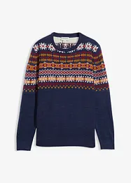 Mönstrad tröja, bonprix