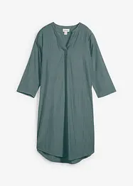 Tunikaklänning i böljande viskosmix med struktur, bonprix