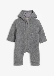 Jumpsuit med yllelook, bonprix
