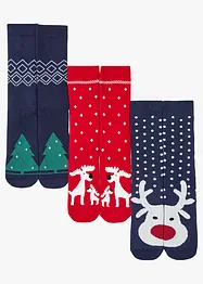 Termostrumpor med mjuk frottéinsida  (3-pack), bonprix