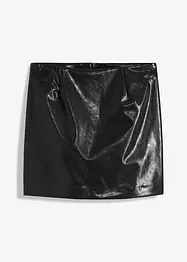 Kort kjol i skinnimitation, bonprix