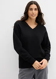 Stickad tröja i oversizemodell, bonprix