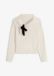 Oversizetröja med vid ringning, bonprix