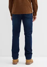 Fodrade jeans, Regular Fit, med mjukt jerseyfoder och resårlinning, bonprix