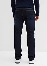 Fodrade jeans, Regular Fit, med mjukt jerseyfoder och resårlinning, bonprix
