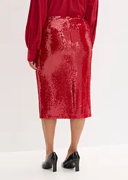 Paljettmidikjol, bonprix