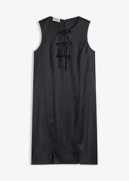 Miniklänning i glansig satin, bonprix