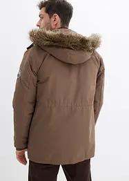Vadderad, lång parkas, bonprix