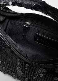 Liten handväska med paljetter, bonprix