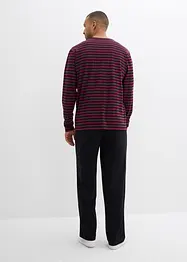 Långärmad pyjamas i ren bomull, bonprix