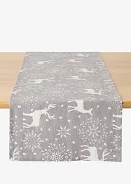 Bordslöpare i ekologisk bomull med vintermotiv, bonprix