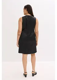 Miniklänning i glansig satin, bonprix