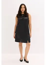 Miniklänning i glansig satin, bonprix