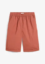 Papertouch-bermudas av bomull, bonprix