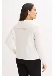 Oversizetröja med vid ringning, bonprix