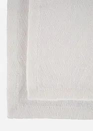 Bordstablett i ekologisk bomull (2-pack), bonprix