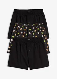 Bekväma boxershorts av ren bomull (3-pack), bonprix