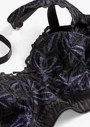 Avlastande BH utan bygel, med flerfärgat glittergarn, bonprix