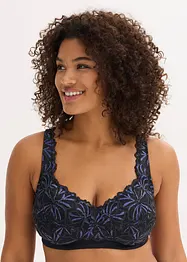 Avlastande BH utan bygel, med flerfärgat glittergarn, bonprix