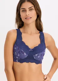 Avlastande BH utan bygel, med vadderade axelband, bonprix