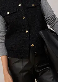 Kavajväst med ylleandel, bonprix