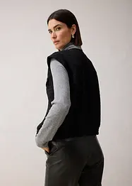 Kavajväst med ylleandel, bonprix