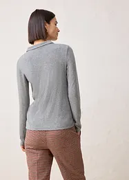 Pikétröja med en andel ull, bonprix