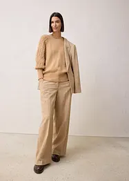 Tröja i bomull och ull, bonprix