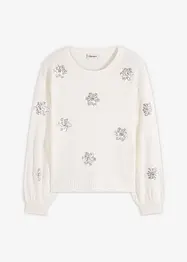 Tröja med paljetter, bonprix