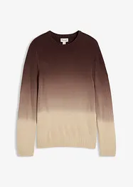 Finstickad tröja med olika färgnyanser, bonprix