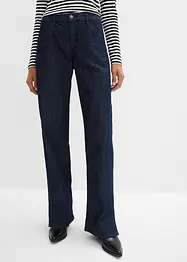 Wide Leg Jeans High Waist med bekväm midja, bonprix