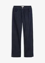 Wide Leg Jeans High Waist med bekväm midja, bonprix