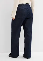Wide Leg Jeans High Waist med bekväm midja, bonprix