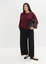 Cardigan med glitterstenar, bonprix