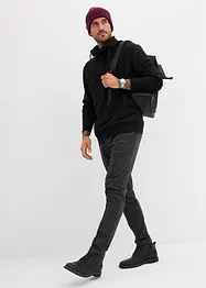 Sweatshirt i ekologisk bomull med sjalkrage, bonprix