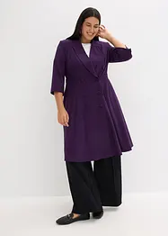 Kavajklänning med utställd kjoldel, bonprix