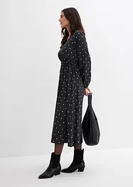 Maxiklänning i följsam viskos, bonprix