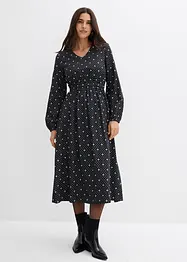 Maxiklänning i följsam viskos, bonprix