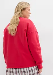 Oversizesweatshirt i bomullsmix, bonprix