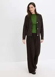 Hålmönstrad cardigan, bonprix