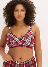 BH utan bygel med ekologisk bomull (2-pack), bonprix