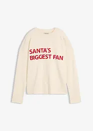 Oversizetopp i bomull, bonprix