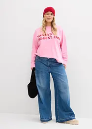 Oversizetopp i bomull, bonprix