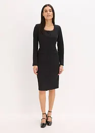 Kavajklänning med spetskanter, bonprix