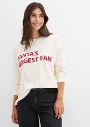 Oversizetopp i bomull, bonprix