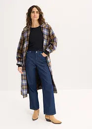 Finstickad tröja av viskosmix med mjukt fall, bonprix