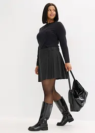 Finstickad tröja av viskosmix med mjukt fall, bonprix